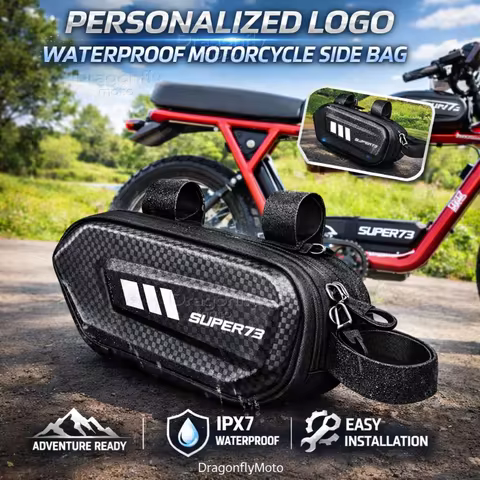 For Super 73-S1 73-S2 73-Z1 73-ZX73-RX Motorcycle Side Bag Personalized Logo Waterproof Hard Shell S