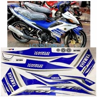 LC135 V2 V3 V4 V5 V6 V7 BODY COVER STICKER STRIPE COVER SET (14) BIRU GP LC 135 SEMAKIN DIDEPAN 11 1