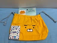 韓國Daiso Kakao Friends Little Ryan 飯盒袋束口袋收納布袋抽繩袋