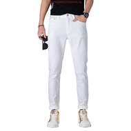 Men's Plain White Jeans Luxurious Beautiful Stretch Fabric High Quality Men's Jeans Plain Black Elas