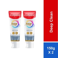 Colgate Total Deep Clean Toothpaste Valuepack (150g x 2)