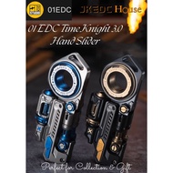 01 EDC Time Knight 3.0 Hand Ratchet Push Slider | New 01 EDC "Time Knight 3.0" EDC Hand Gyro Spinner