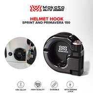 MOKOTO ELITE SERIES SPRINT AND PRIMAVERA 150 HELMET HOOK CNC ALLOY FOR VESPA MOTORCYCLE SPEEDMOTO