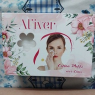 Combo of 5 boxes of Aliver makeup remover cotton