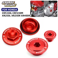 Motocross Accessories Tappet Adjust Hole Cap Plug Crankcase Straight Screw For Honda CRF 230L 230M X