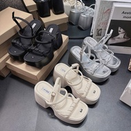 NS2 Beautiful Pu sole twisted strap boat Sandal, 9 cm high, lightweight -Bonita Shoes PU003 Sandal P