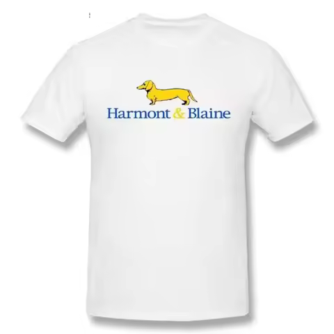 Men Women Harmont Blaine Print Tee Cotton Tshirt Oversized Short Sleeve T Shirt Brand T-shirt Top Cl