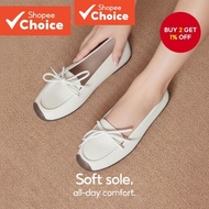 Women Casual Boat Shoes Retro Soft Sole Shoes Spring/summer Black Boat Shoes LFA83010