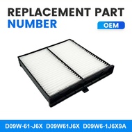Cabin Air Filter For MAZDA 2 1.3 1.5  CX-3 1.5 1.8 2.0  Replacement Parts D09W-61-J6X