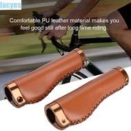 LACYES Bike Cowhide Grips Accessories Cycling Road Bike Mountain MTB Handlebar Cover Lock Bar End Bicycle Handle Grips
