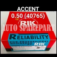 HYUNDAI FREE SHIPPING PISTON SEHER 0.50Ring ACCENTHYUNDAI 1 SET 40765 