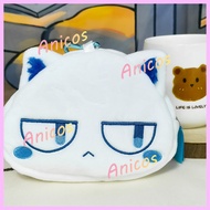 Hololive Hoshimachi Suisei Plush Cat Face Purse Keychain Pouch Cute Anime Bag Collectible Gift