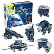 6 in 1 space fleet Solar Rechargeable STEM DIY Educational Science Toys For Kids