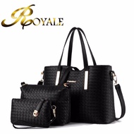 (Black) - Fulfilled by GTE SHOP GTE ROYALE Europe Style PU Leather Handbag Wanit