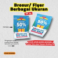 CUSTOM BROCHURE PRINTING A4 PROMOTIONAL FLYER/ | A5 | A6