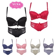 LIMITED OFFER!! Size 34A - 38A YUNA 759 Lace Bra Set Bra and Cd