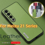 Casing For Meizu 21 Pro 5G Meizu21 Meizu21 21Pro Meizu20 20Pro Luxury PU Leather Texture Phone Case 