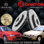 BREMBO PROTON SAGA 12V DISC BRAKE ROTOR & BRAKE PAD SAGA ISWARA 12V FRONT (DEPAN) ONE SET