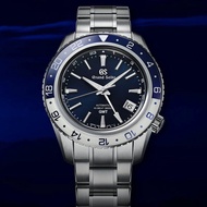 BNIB Grand Seiko Sport Collection Hi-Beat 36000 mechanical GMT SBGJ237 Blue Dial Stainless Steel Bracelet Men Watch