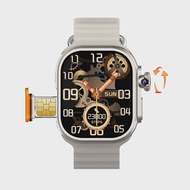 [ New Promosi ] Android Smartwatch S9 Ultra 4G Network SIM Card 2.2 inch Amoled 180° Rotary Camera G