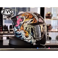 Evo RS9 Snake &Tiger  Helmet (Free Color Visor)