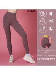 Gym and Yoga Clothes Hayla Light Brown Leggings