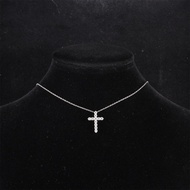 TIFFANY&CO(蒂芙尼) 滿鑽 十字架 小號 1.8cm 鑽石/pt950 項鏈