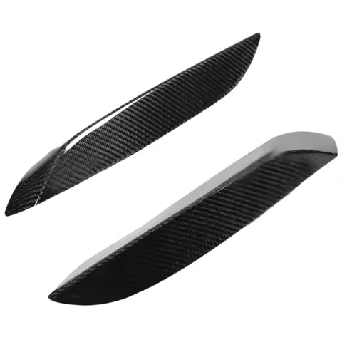 Real Carbon Fiber Front Bumper Side Splitter Canards Lip Spoiler For BMW F80 M3 F82 F83 M4 2015-2018