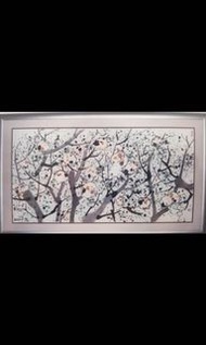 吳冠中親筆簽名版畫限量100張