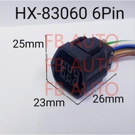 HX-83060 6Pin Hyundai Elantra, Kia And Naza Ria 2008 Central Door Lock Actuator Socket Connector