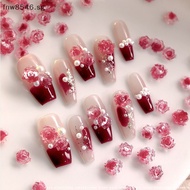 Fnw 50PCS 3D Resin Flowers Nail Art Ch Accessories Rose Camellia Nail Decor DIY Nails Decoration Materials Manicure Salon Supply SG