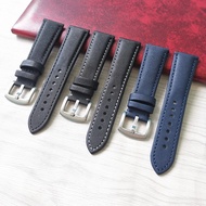 23mm Nylon Cowhide Watch Strap Buckle universal Watchband for Blancpain Fifty Fathoms Watch Zenith CHORARD CITIZEN Bracelet