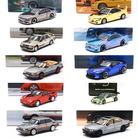 Chase Tarmac Works 1:64 AE86 / Saab 900 / FFZ400 / S-Class / S14 / 190 E 2.3 / JZX100 / Integra TYPE