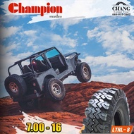 6.50-14  7.00-15  7.00-16 รุ่นLTRL-8 ยี่ห้อChampion ลาย ก.  ยางใหม่ ราคา1เส้น