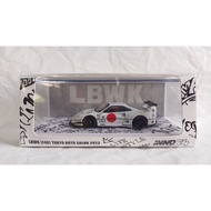 INNO64 1/64 FERRARI LBWK F40 WITH FLAG