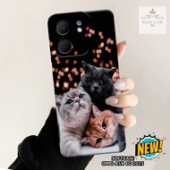 Softcase Oppo A5X 4G 2025 - Rajacase - Casing Oppo A5X 4G - Motif case Cats - Cellphone protector - 