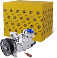 HELLA 8FK 366 200-481 Compressor, Air Conditioning - 6SAS14C, 6CVC - Swash Plate - 12V - R 134a-R 12