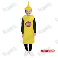 Đồ Ăn Vặt Halloween Cosplay Đồ Ăn Vặt Chocolate Nutella Ketchup Mô Phỏng Người Lớn Trang Phục Khoai 