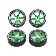 💯Tamiya #95666 - Jr Fully Cowled Mini 4WD 30th Anniversary Super Hard Low Profile Tires & Matte Gree