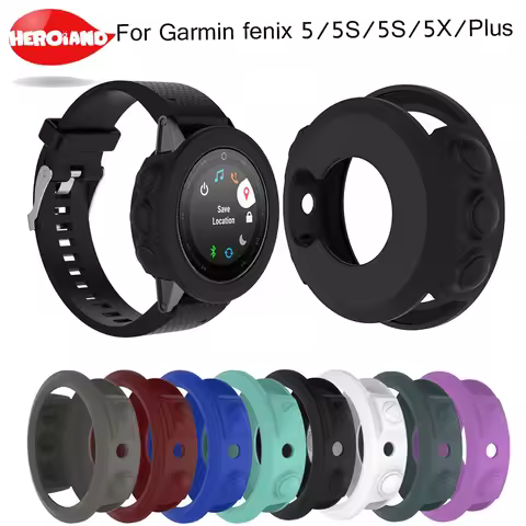 Silicone Protective Case Cover For Garmin fenix 5/5S/5X Wristband Bracelet Protector Shell for Fenix