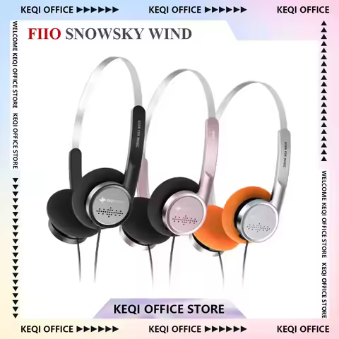 FIIO Snowsky Wind Headset Retro Portable Head-mounted Hifi Sound Stereo Earphone Noise Reduction Hea