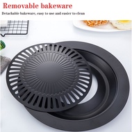 【local stock】 BBQ Grill Smoking-free Electric Bbq Grill Non-stick Pan baking plate Barbecue Portable BBQ Pit