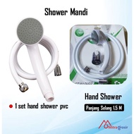 Bathroom Hand Shower / Water Saving Shower Head Shower Head 1 Set Stainless Steel PVC Plastic