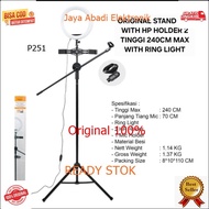 P251 BETAVO STAND MIC 240 CM LIVE CONTENT HOLDER HP2 BRANCH PRODUCT DUAL DOUB HANDPHONE STAND
