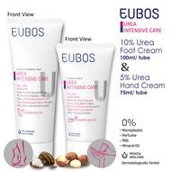 Eubos Urea Intensive Care 5% Urea Hand  Cream 75ml + Urea Intensive Care 10% Urea Foot Cream 100ml