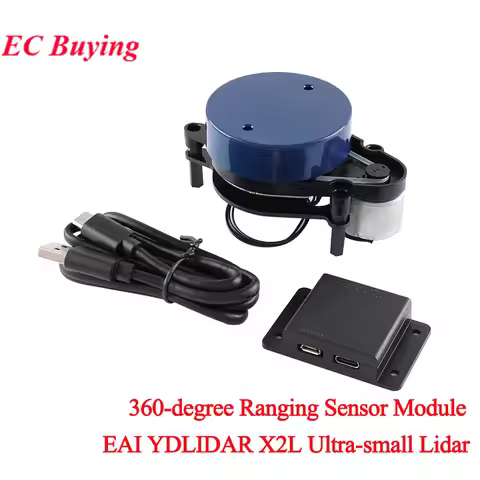 EAI YDLIDAR X2L LIDAR 360 Degree Scanning Laser Radar Scanner Ranging Sensor Module 8M 3KHz 7hz Freq