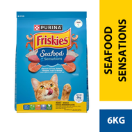 PURINA Friskies Seafood Sensations Adult Dry Cat Food (1 x 6kg)