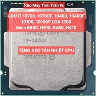 CPU i7 10700, 10700F, 10400, 10400F, 10100, 10100F installed Main B560, B460, H510, H410 LGA1200