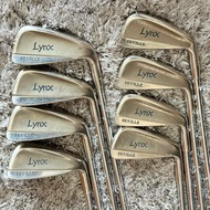 LYNX SEVILLE 3-4-5-6-7-8-9-P USA Golf Iron Set True Temper Steel Shaft from Japan - PreOwned / Used