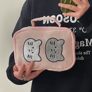 Happy Cat Storage Bag Large Capacity Makeup Bag